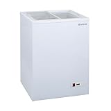 GastroHero Gefriertruhe ECO 100 I Tiefkühltruhe klein 97L I Kühltruhe...