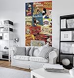 Komar Disney Vlies Fototapete MICKEY BILLBOARD | 120 x 200 cm | Tapete,...