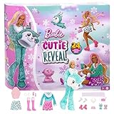 Barbie Cutie Reveal Adventskalender - 24 Überraschungen, Puppe,...