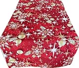 1KDreams Weihnachtstischdecke Tischläufer 30x180 cm Mitteldecke...