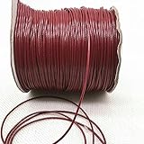 10 m Durchmesser 1,0/1,5 mm gewachste Baumwollschnur, gewachster Faden,...