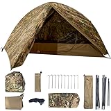 FREE SOLDIER Campingzelt Outdoor Ultraleichtes Einmannzelt In Camouflage,...