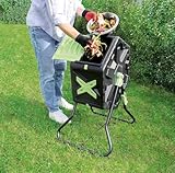 60L Trommel-Komposter – drehbarer Schnellkomposter für Garten |...