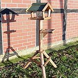 Zooprinz stabiles und wetterfestes stehendes Vogelhaus für Wildvögel –...