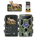 HAZA 4K WLAN Wildkamera mit App 64MP HD Wildtierkamera mit 940nm Nachtsicht...