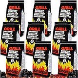 Deuba® 27 kg Grillbriketts 9 x 3 kg Holzkohle Grillkohle Holzkohlebriketts...