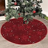 Mateju Weihnachtsbaum Rock Weihnachtsbaumdecke Groß Tannenbaum Unterlage...