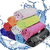 BGNXHYB 10 Stück Kühlendes Handtuch, Cooling Towel,Mikrofaser Handtuch,...