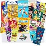Asiatische Süßigkeiten Box mit 24 Snacks - Japanische, koreanische &...