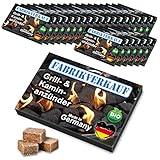 FLAMMBURO FABRIKVERKAUF (24 Schachteln) Anzündwürfel aus Holz und Wachs...