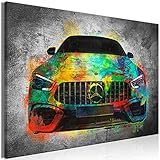decomonkey Bilder Auto 120x80 cm 1 Teilig Leinwandbilder Bild auf Leinwand...