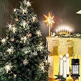 Lichterkette Kerzen Weihnachtsbaum, 30 LED Weihnachtsbaum...