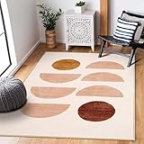 RUGMRZ rutschfest Teppich Esszimmer 160x200cm,Beige,Moderner Stil für...