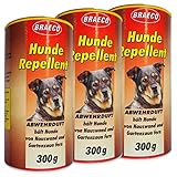 3 x Hunde Repellent 300g, Abwehrduft gegen Hunde, Hundeschreck, Hundeschutz