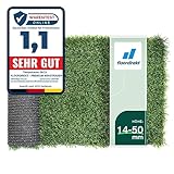 Floordirekt Kunstrasen Outdoor Rasenteppich Meterware - Grasteppich -...