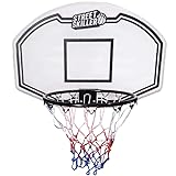 STREETSKILLER Basketballkorb mit 43 cm Durchmesser, Board, geflochtenem...