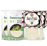 2x 5 Kalorien Nudeln und 2x Ramen Nudeln, Nudeln aus Alginat SCHULTZ UND...