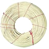 Rayher Hobby 6503500 Peddigrohr, 1A Rotbandqualität, 3 mm ø, Nr.8, Rolle...