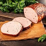 WURSTBARON® feiner Leberkäse, frischer Fleischkäse zum Aufbacken,...
