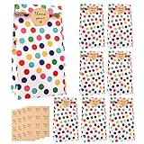 25 Stück Papiertüten Kindergeburtstag Klein, 18 x 9 x 5,5 cm...