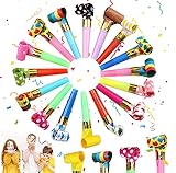 50 Stück Tröte Krachmacher Tröten Kindergeburtstag Spielzeug Trompete...