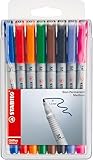 STABILO - Folienstift - OHPen universal - wasserlöslich medium - 8er Pack...