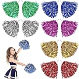 12 Stücke Cheerleader Pompons Cheerleading Poms Sport Pompons Cheers Ball...