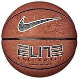 NIKE 9017/29 Elite All Court 8 Basketball Amber/Black/Metallic Sillv 7