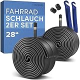 Büchel Fahrradschlauch 28 Zoll - AV 40mm, 28x1,75-2,125 (47-622), inkl....
