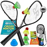 Rush Racket Set RS3 Speed Badminton Set 5-teilig (2X Schläger, 5X...