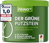 PRINOX® Der Grüne Putzstein 950g inkl. Handschwamm Nachhaltiger Universal...