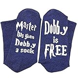 Unisex Socken Master Has Given Dobby a Sock Dobby is - Blau -...