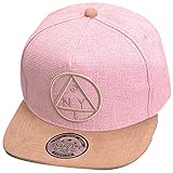 Belsen Kind Hip-Hop Dreieck Muster Cap Baseball Hut (Kind, rosa)