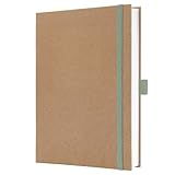 Sigel JN841 Notizbuch A5 blanko, stärkeres 100 g Papier, Geschenkbuch...