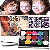 Halloween Kinderschminke Set, Face Paint Body Paint für Kinder und...