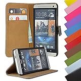 Eximmobile - Book Case Handyhülle für HTC U11+ mit Kartenfächer in Rot |...