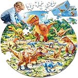 72-teiliges Rundpuzzle für Kinder im Alter von 4–6 und 6–8 Jahren,...