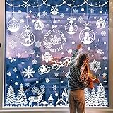 Svanco Weihnachten Fenstersticker Wiederverwendbare Abnehmbare...