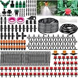 Garten BewässerungsSystem, 340Pcs Garten Bewässerung Kit, 55M+15M...