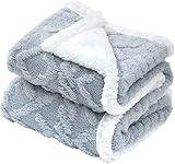 Babydecke, 3D-weiche und flauschige Sherpa-Babydecke, Empfangsdecke für...