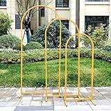 Set mit 3 gebogenen Bögen an der Oberseite, Blumenbogenständer,...