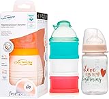 NIP Flaschenkühler Cool Twister Set // 1 x NIP Flasche 260ml mit Sauger...