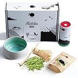 Origeens MATCHA TEE SET mit Matcha Besen, Matcha Schale aus Keramik, BIO...