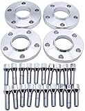 TAKPART 4 Stück 15mm & 20mm Spurverbreiterung Distanzscheiben Set Ø57,1...