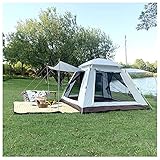 Tepee -Zelt Camping 4 Mann wasserdicht, Doppeltüren und Vier Fenster...