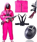 TK Gruppe Timo Klingler The Game squid Kostüm - für Halloween, Fasching &...