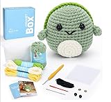 Komplettes Häkelset für Anfänger - Schildkröte Häkelset Tiere,...