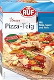 RUF veganer Pizza-Teig, Grundmischung für einen Hefe-Teig, Mischung für...