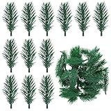 CANRNYACBZ Künstliche Tannenzweige | grün | 6 cm lang | 50 Stück |...