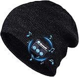Puersit Bluetooth Beanie Mütze Kopfhörer Waschbare Freizeit Strickmütze...
